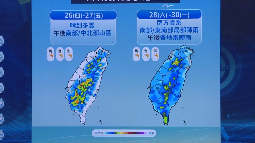 快新聞/台灣又變烤番薯!紫外線恐破表 氣象署指「這2地」明、後天午後下大雨