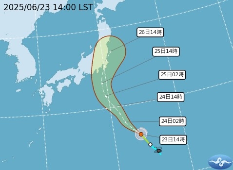 一堆人不知道！預報圖墨綠色圓圈「不是颱風變大」…氣象粉專揭真相