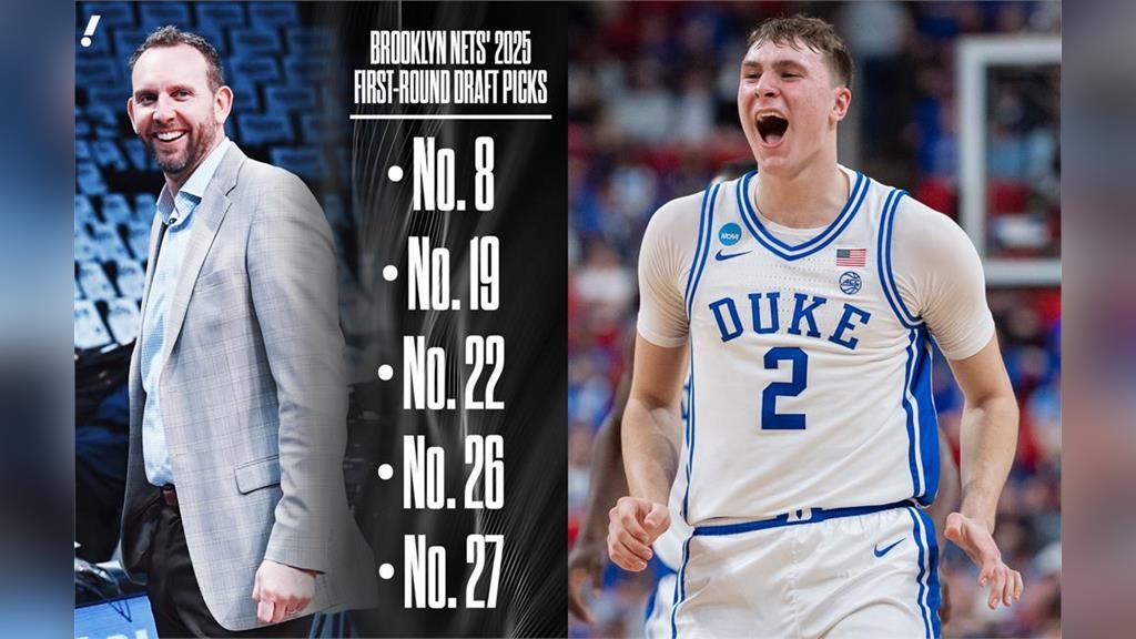 NBA/2025選秀會將登場 獨行俠握狀元籤高機率搶旗、籃網竟有5個首輪籤 NBA/2025選秀會將登場 獨行俠握狀元籤高機率搶旗、籃網竟有5個首輪籤