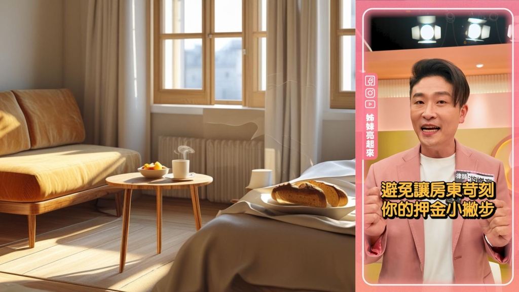 《姊妹亮起來》律師大公開！租屋族必學「押金保命符」惡房東想坑錢？免驚！