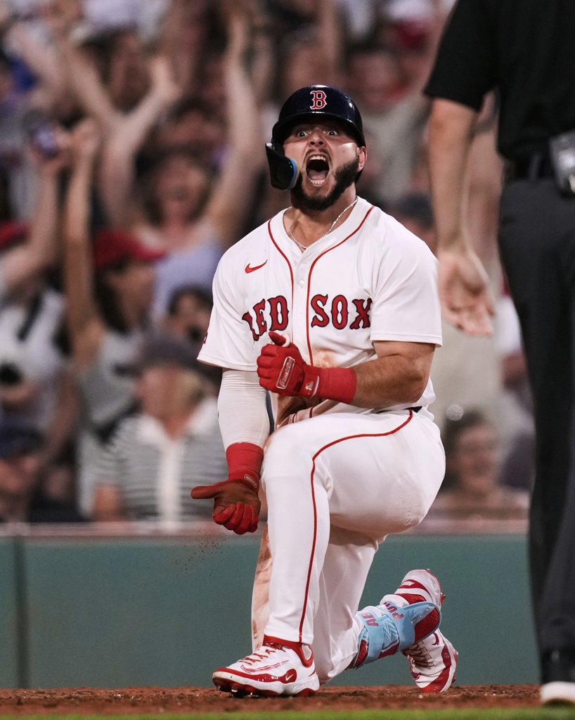 MLB(影)/單場滿貫砲+場內全壘打 紅襪外野手和傳奇球星Maris並列