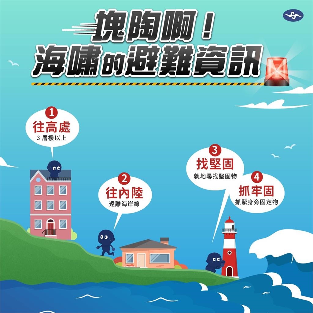 7月預言若成真「強震捲巨浪海嘯」怎逃生?氣象署曝「4準則」籲這事:千萬不要