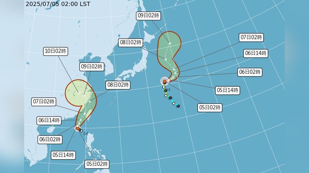 颱風要來了!「丹娜絲」正式成形 直撲台灣路徑曝光 颱風要來了!「丹娜絲」正式成形 直撲台灣路徑曝光