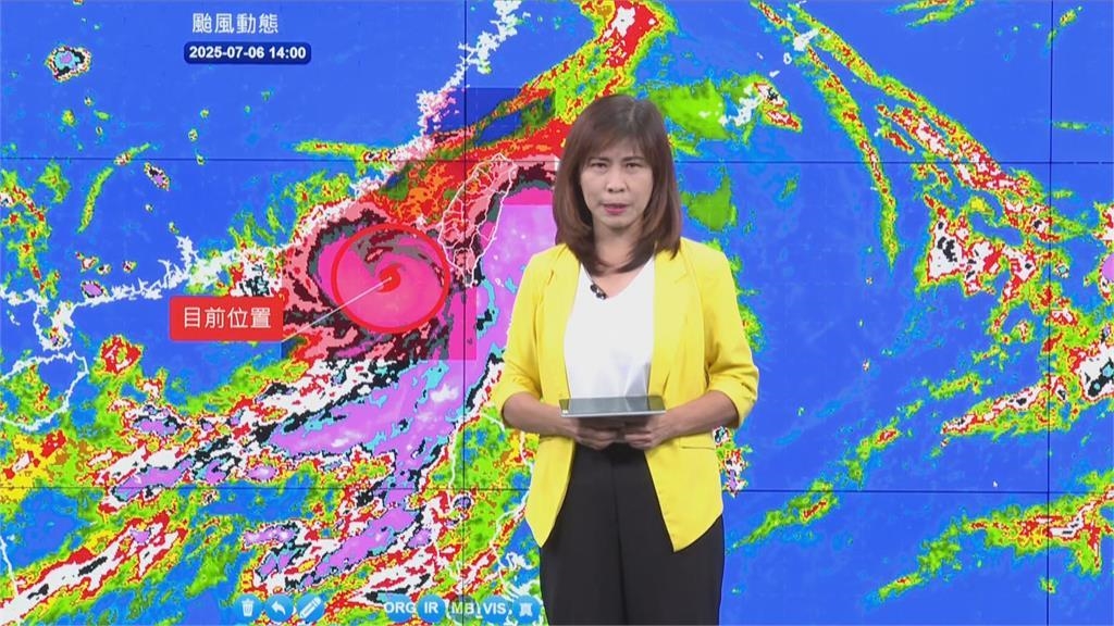 中颱丹娜絲又增強！海警區域再變多　恐有致災性強風