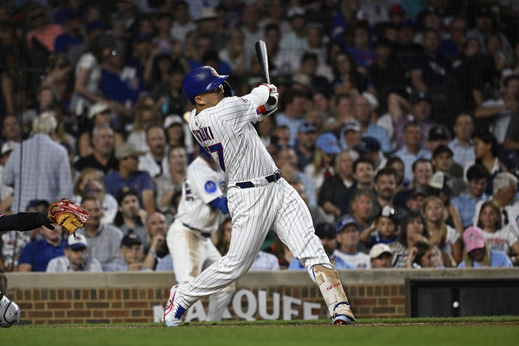 MLB(影)／「大谷同胞」暫居全大聯盟打點王！鈴木誠也創生涯單季打點新高