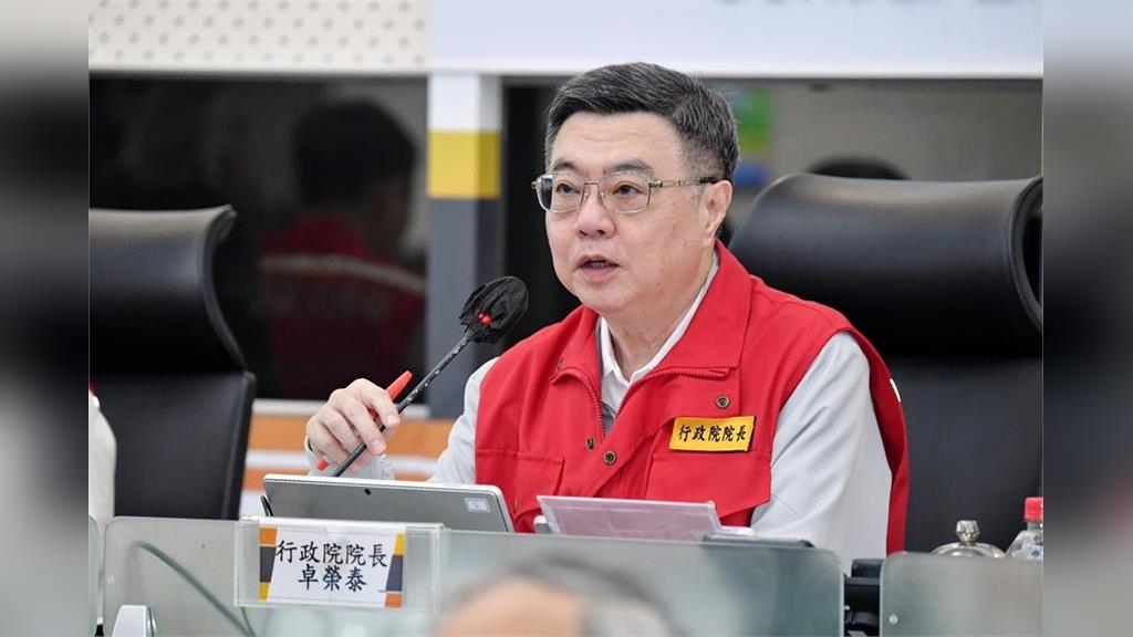 丹娜絲颱風進逼！視訊6縣市籲上緊發條　卓揆最新裁示曝光