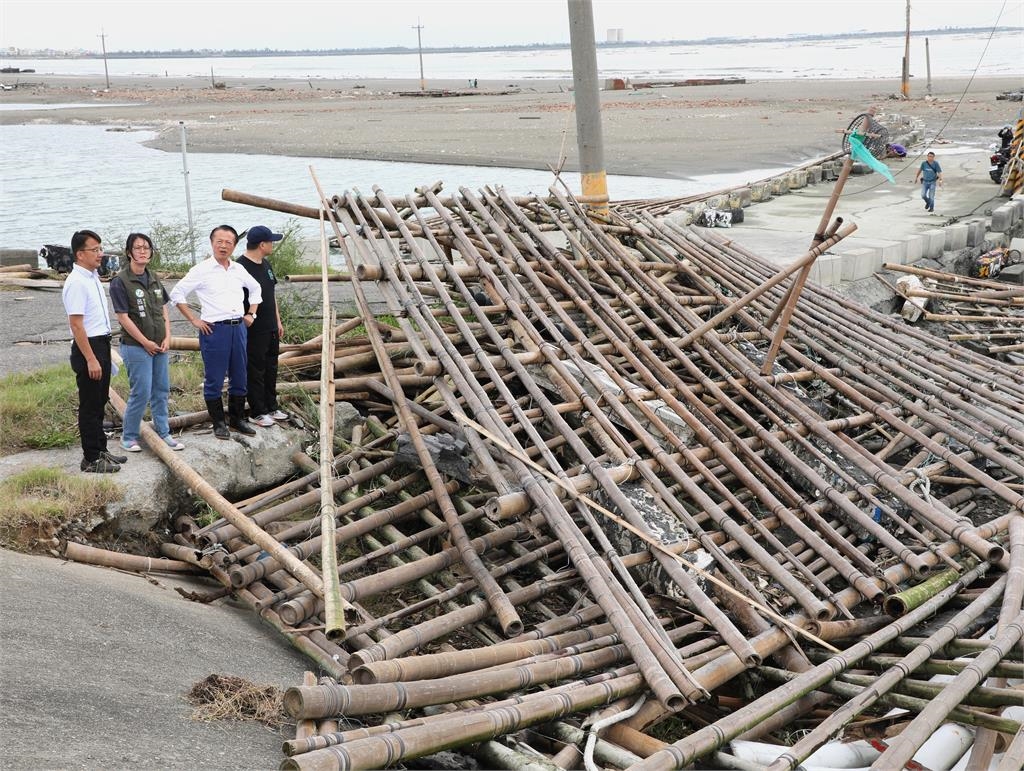 快新聞／丹娜絲重創嘉義　翁章梁親赴布袋、東石沿海地區勘災