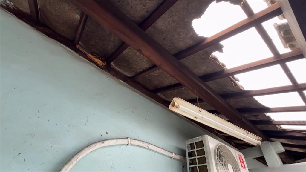 台南七股古厝"紅磚瓦噴飛" 逾300戶居民嚇到不敢睡