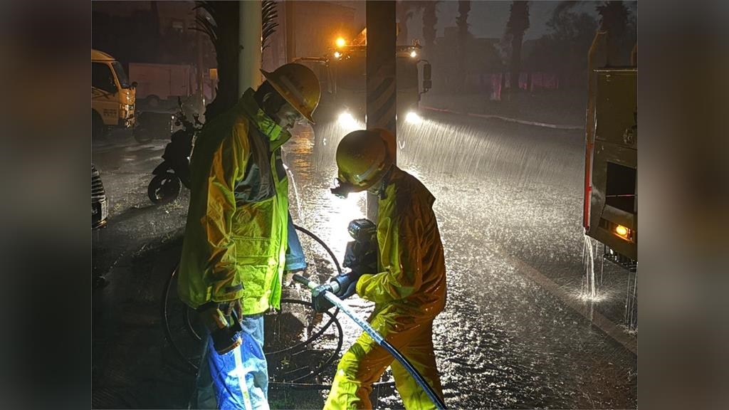 颱風夜停電戶數高達56萬多戶  尚有41萬戶沒電可用