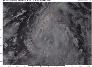 丹娜絲「海面重組」畫面曝光!鄭明典分析「輕颱未來路徑」:極為常見