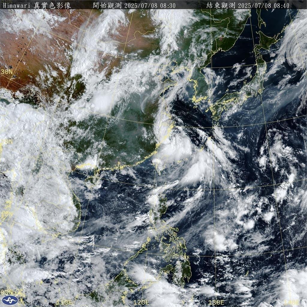 丹娜絲「海面重組」畫面曝光!鄭明典分析「輕颱未來路徑」:極為常見