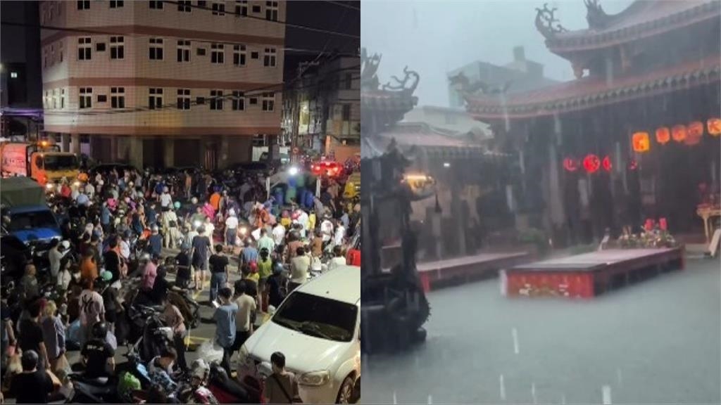 鹿港暴雨災情超慘！「400人苦等倒垃圾」驚人畫面瘋傳...網嚇歪：以為逛夜市