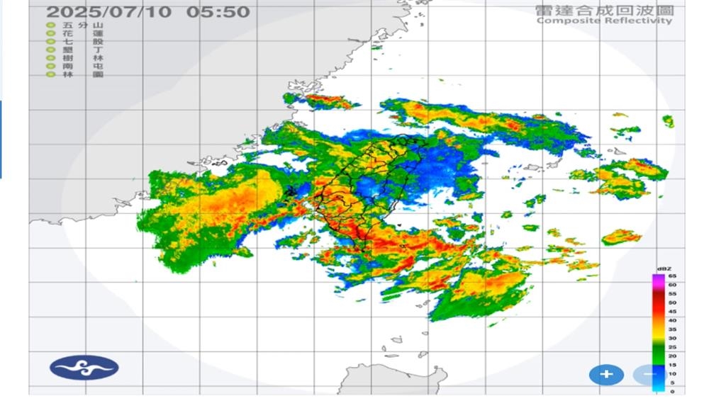 「這兩地」屏東、台東雨下到發紫! 大武鄉累積雨量破350毫米