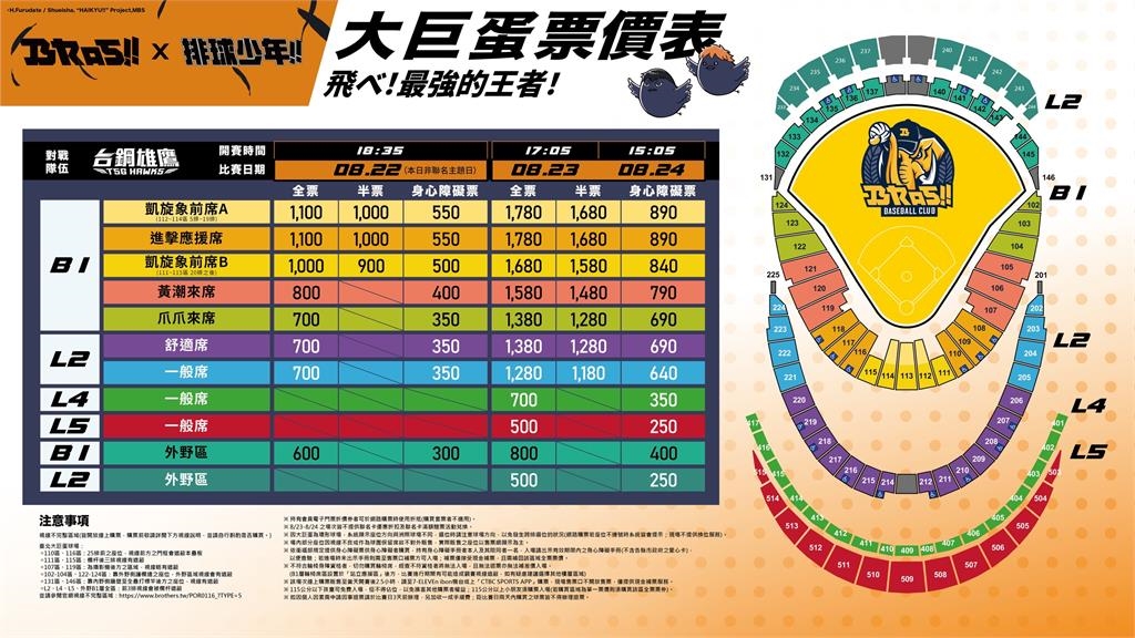 中職/衝刺下半季!中信兄弟公佈臺北大巨蛋主場售票資訊 號召百萬象迷站出來