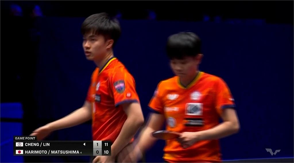 桌球／「小林同學」超神勇一日3勝!　和「柚子同學」攜手晉級男雙8強　