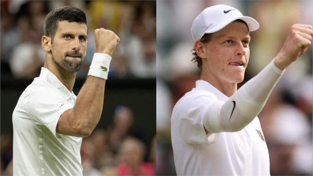 溫網(影)／辛納右肘傷勢無礙重返4強！準決賽與喬科維奇上演前後任「球王對決」