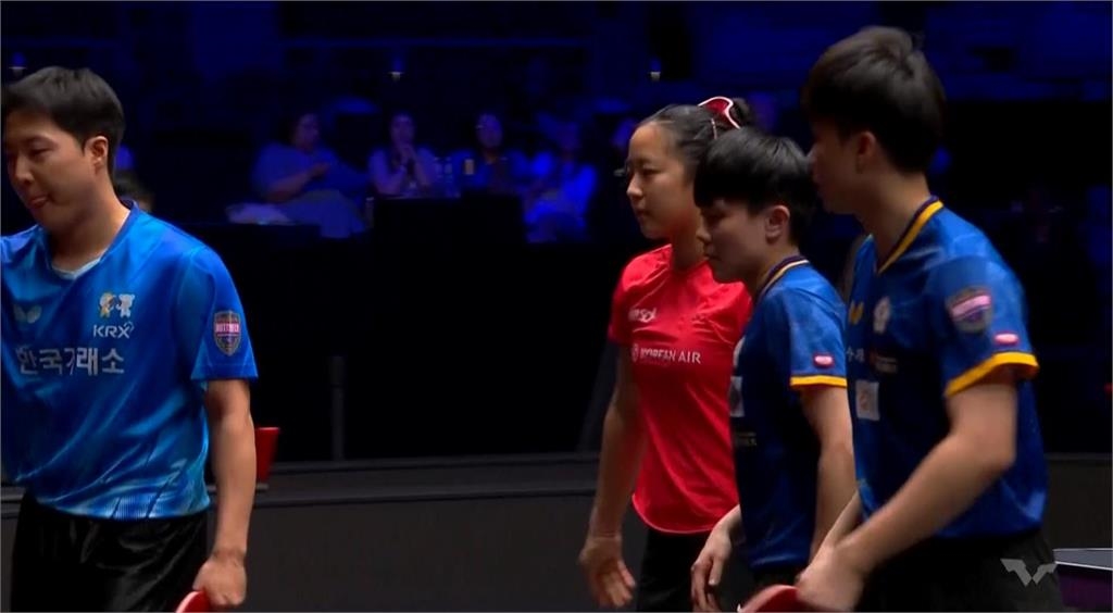 WTT大滿貫(影)/小林同學辛苦了!林昀儒一日三戰 單打橫掃中國新秀晉八強