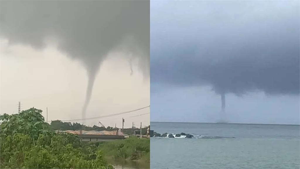 屏東「龍捲風、水龍捲」齊發！「10秒狂舞畫面」民眾憂心：願無損傷