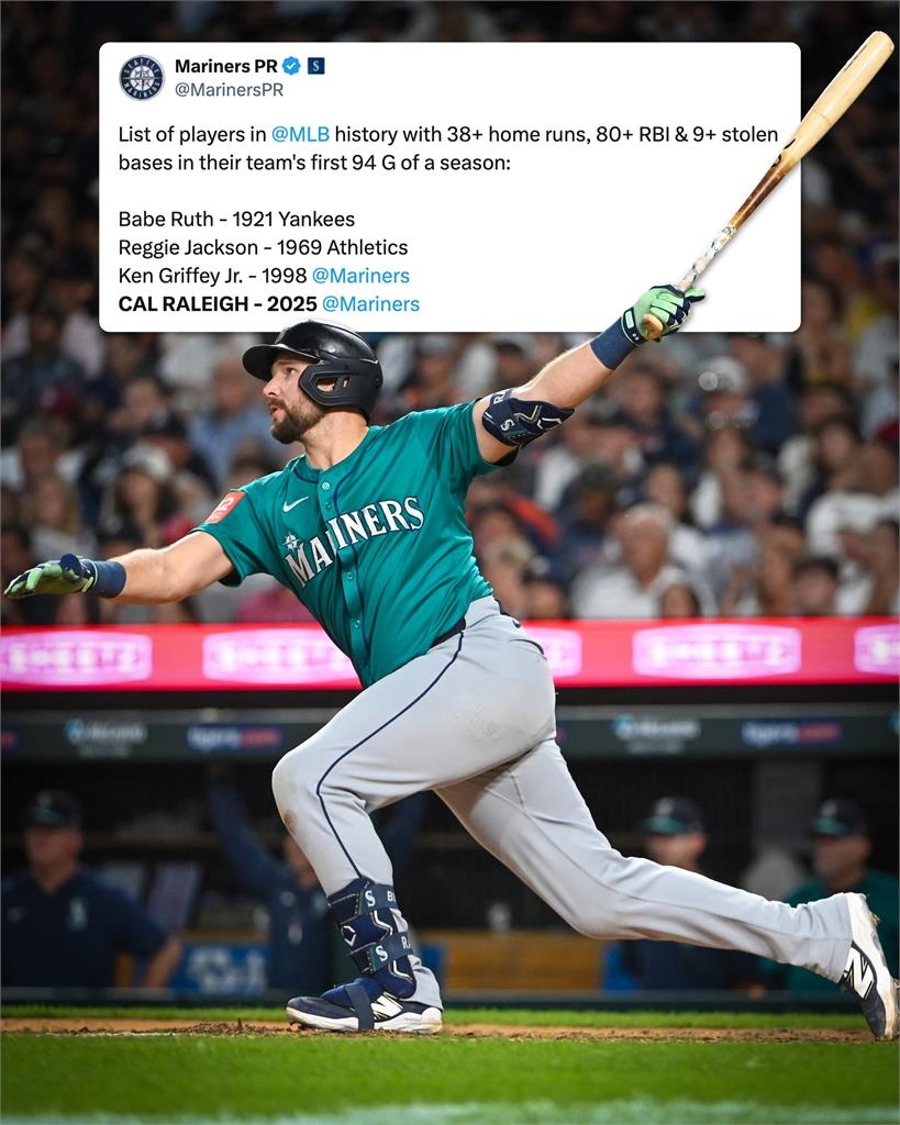 MLB(影)／「大卡車」勞雷狂炸鬼神數據！明星賽前38轟　即將挑戰邦茲紀錄