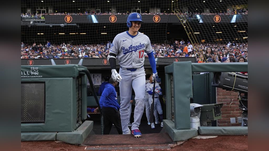 MLB(影)／大谷炸裂本季第32轟無用　道奇不敵世仇巨人陷7連敗惡夢