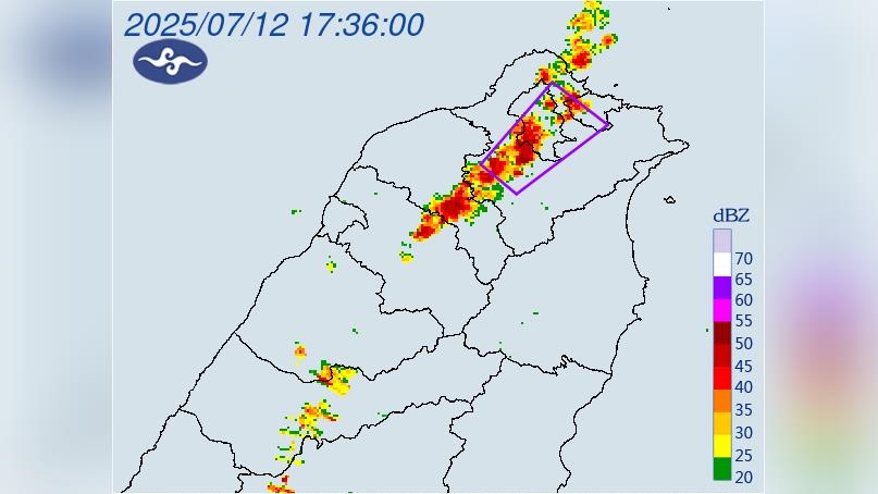 雷聲轟隆隆！雨彈狂炸「這5縣市」　氣象署指北部3縣市大雷雨下到19:15