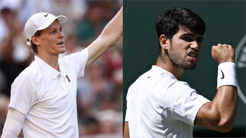 溫網(影)／球王辛納橫掃喬科維奇晉級！與衛冕「小蠻牛」艾卡拉茲爭金盃