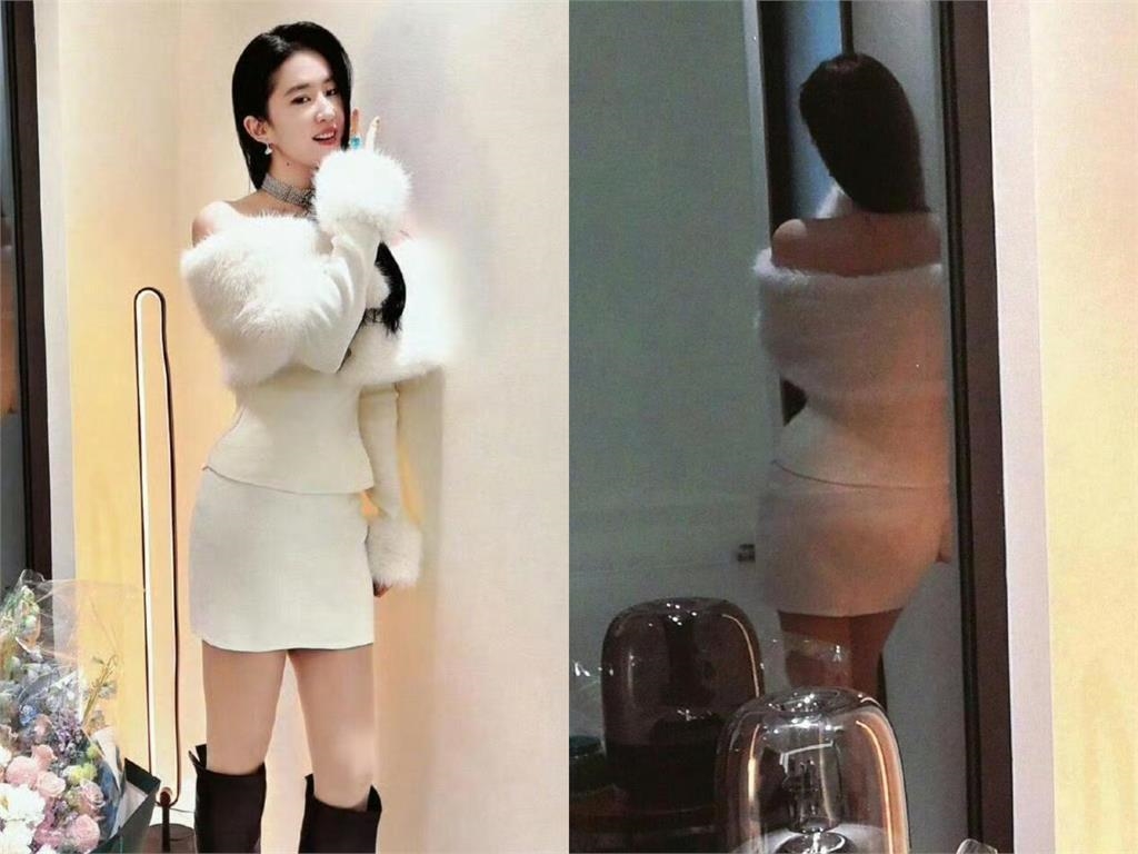 「神仙姐姐」劉亦菲原形畢露瞞不住!鏡面反射「真實身材」曝光遭網友質疑修圖