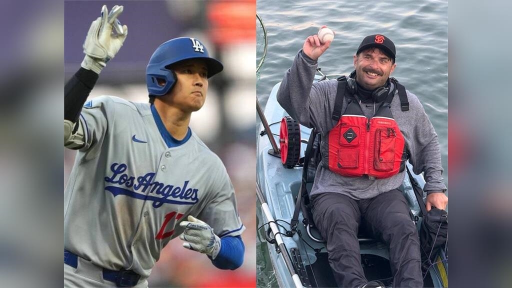 MLB(影)／大谷翔平炸裂海灣水花四濺！「噴濺全壘打」日本球員第一人