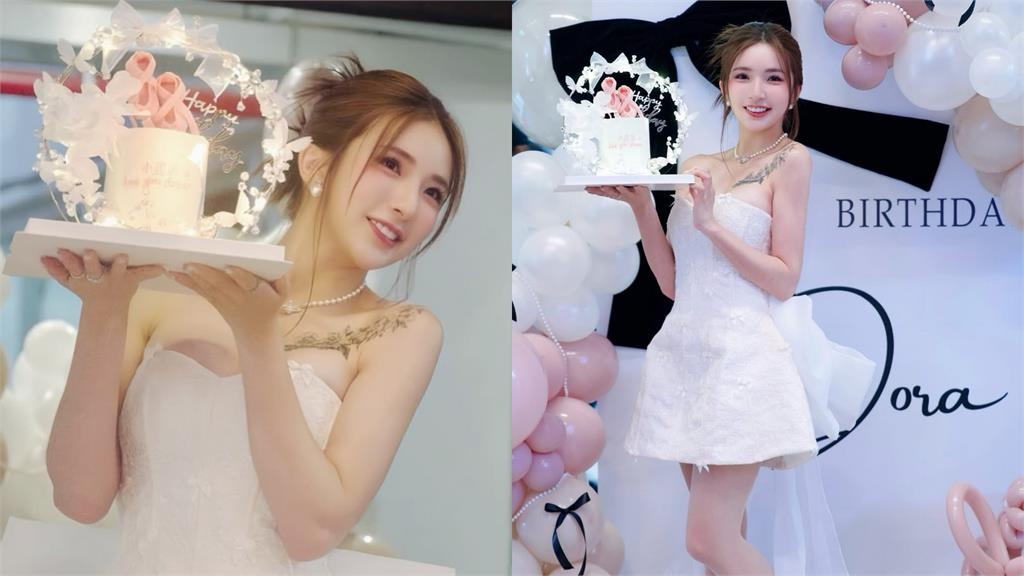 捲小三疑雲「樂天Dora極樂片」流出!突披「夢幻白紗」萬人送祝福