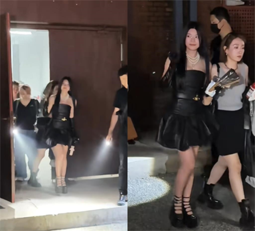 42歲陳妍希暗黑皮衣「踩高蹺耍辣」大翻車!中網一看驚喊:看成陳冠希…