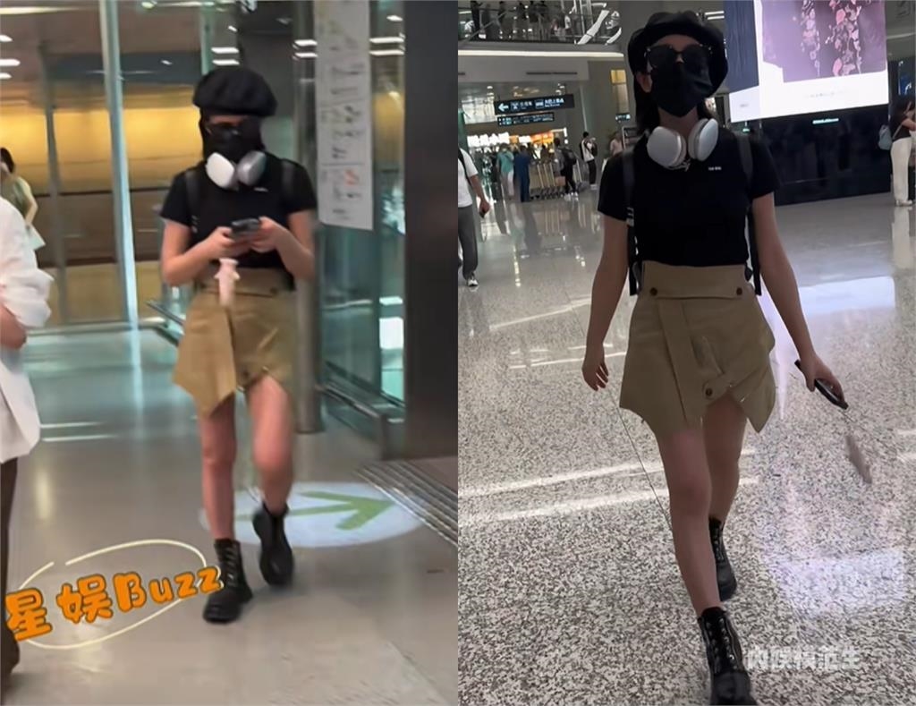 機場正妹「瘦成竹籤腿大掰咖」竟是陳妍希!「42歲狀態」網急關切:怎麼了