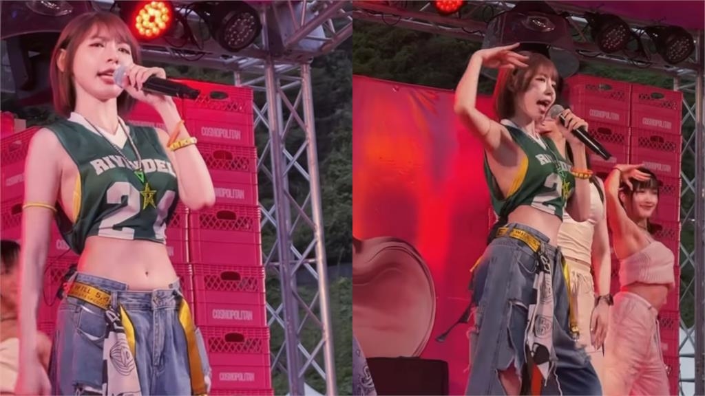 「真人版娜美」林明禎現蹤台灣!辣穿極短衣「炸出黃色Bra」SSR身材全被看