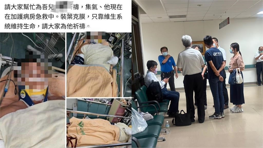 台電員工搶修遭電擊命危！裝葉克膜搶救中...父含淚發文「請大家幫忙吾兒祈禱」