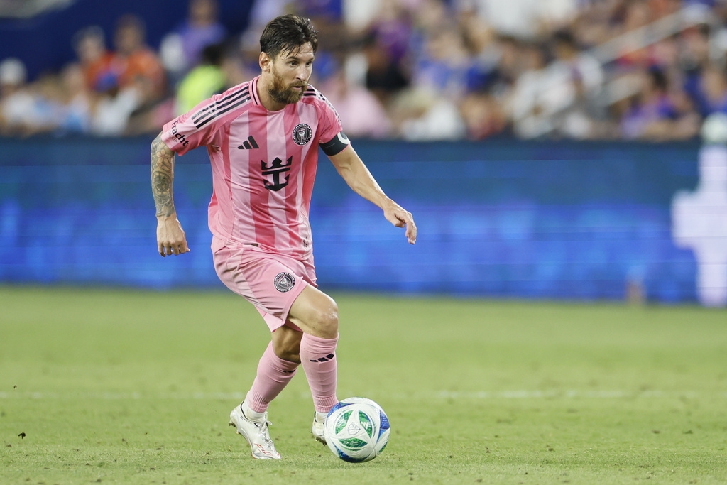 足球(影)/終於守住火熱梅西! 連續進球場次紀錄中止邁阿密國際也輸球