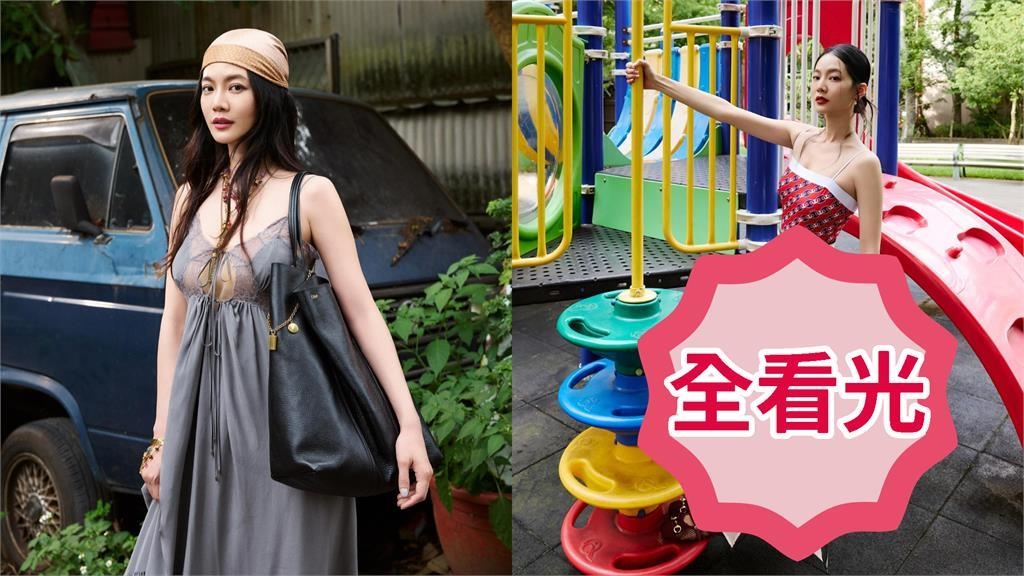 「公園泳裝妹子」竟是曾之喬！下身高開衩超透視「麻辣QQ蛋」全被看