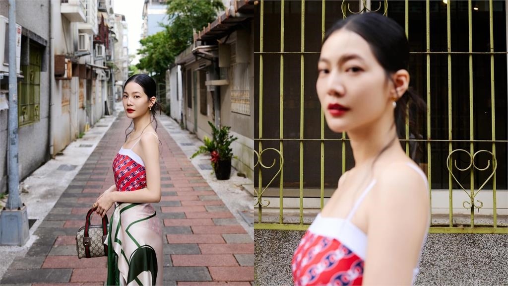 「公園泳裝妹子」竟是曾之喬!下身高開衩超透視「麻辣QQ蛋」全被看