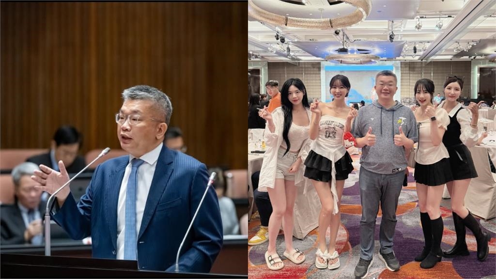 蔡其昌同框4啦啦隊女神合照曝光　會長專屬福利網喊：為什麼他可以！