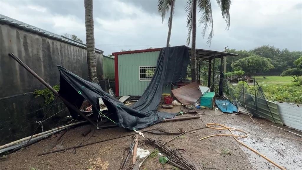 颱風帶來龍捲風？　台東達仁居民：用爬的　抱石柱才沒被捲走