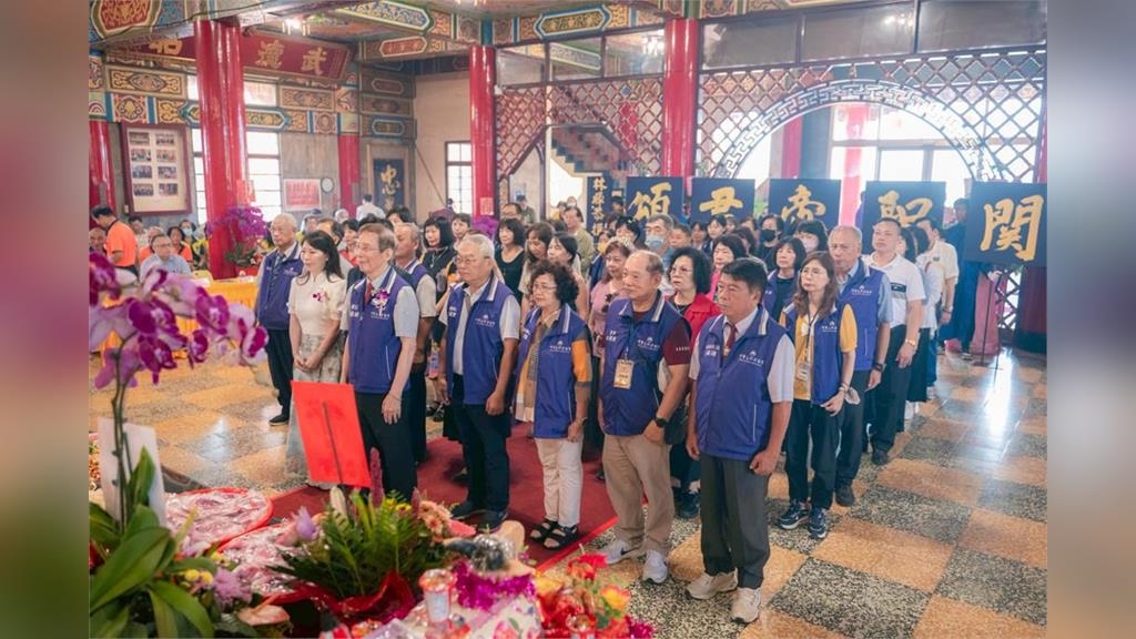 八卦山關公文化節義薄雲天書畫展登場 「三位一體」藝術聯展成新典範