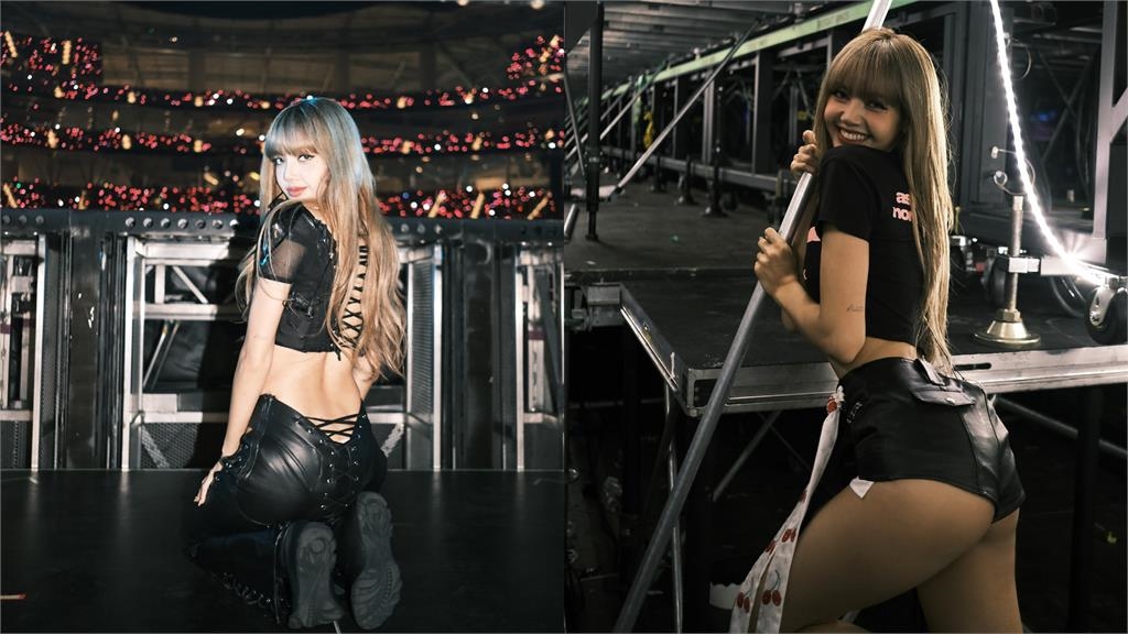 Lisa台上狂扭驚見「一片肉色」被看光！粉絲嚇壞重播確認：有穿嗎