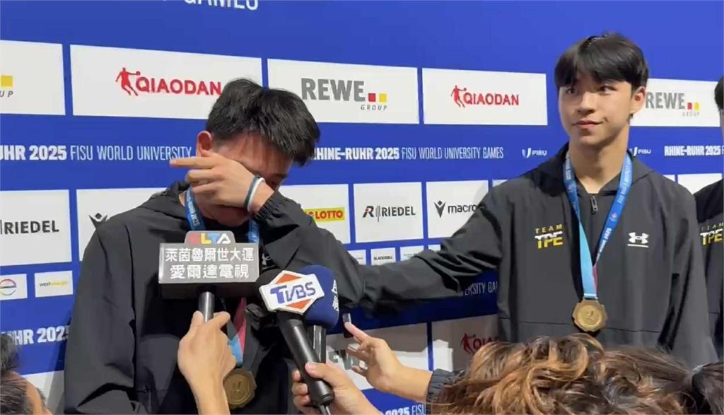 世大運／台灣隊奪金「柚子同學」仍難過哭了！高承睿自責表現失常「不如銅牌」