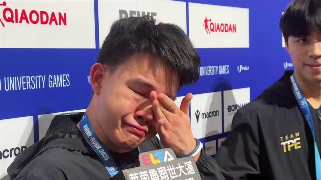 世大運(影)／拿金牌還自責流淚　20歲高承睿展現優秀運動員「這一特質」網友狂讚