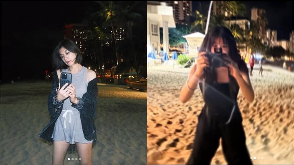 賈靜雯曬海灘美照放閃「攝影師」　甜誇：鏡頭下帶著愛