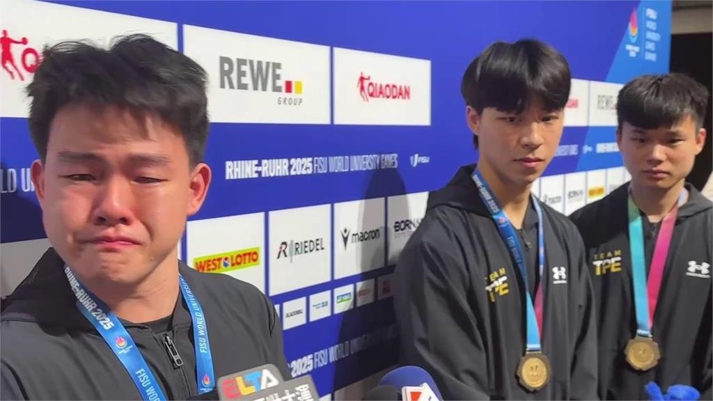 世大運(影)／奪金還流淚惹哭球迷！高承睿「失唯二兩點」自責訪問一度哽咽