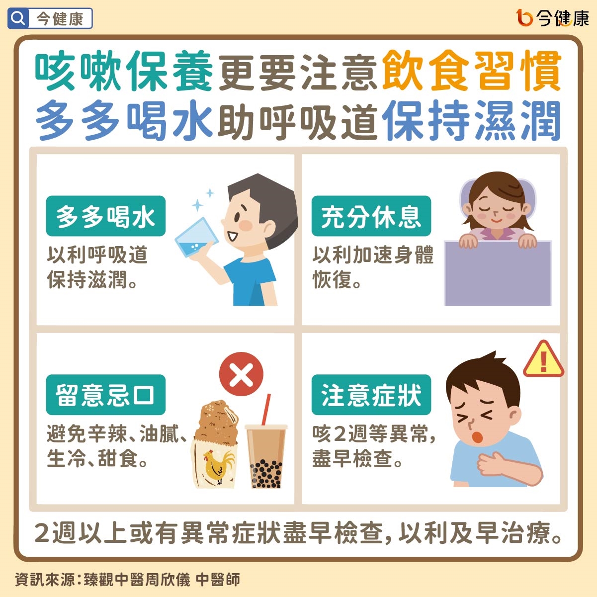 #臻觀中醫 #周欣儀 #咳嗽 #久咳 #感冒 #穴位 #中醫