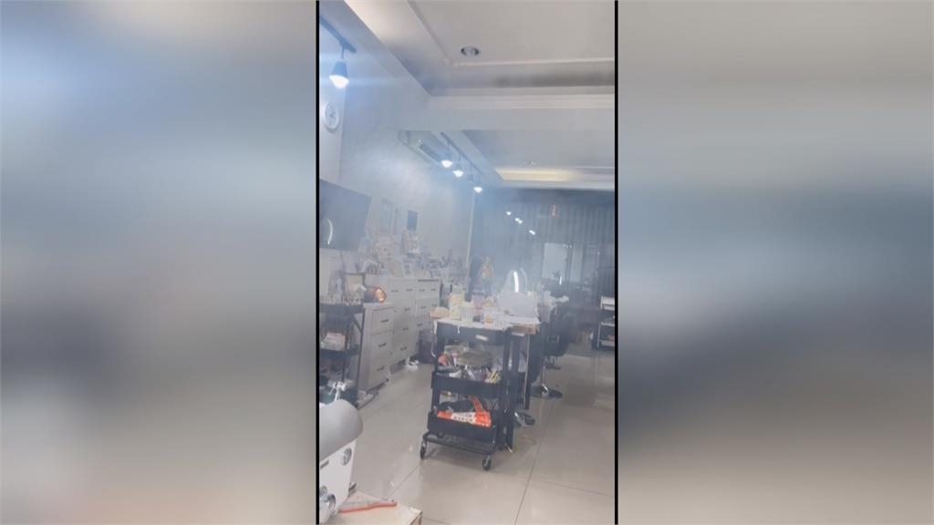 彰化鹿港美甲店無預警爆炸　疑機器「電線混用」釀災