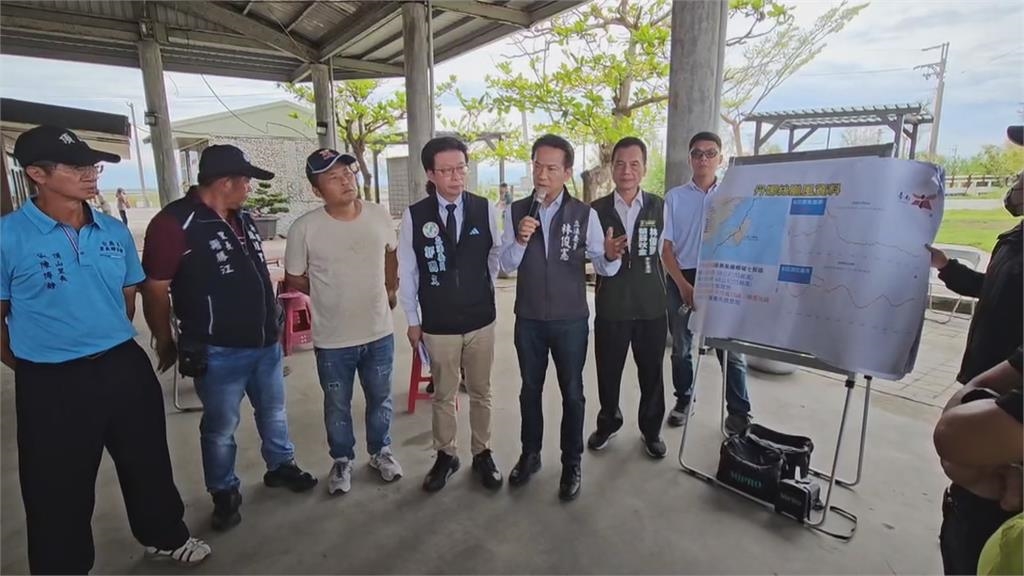 台南七股還在淹...海堤嚴重破損　民怨：海水倒灌如海嘯