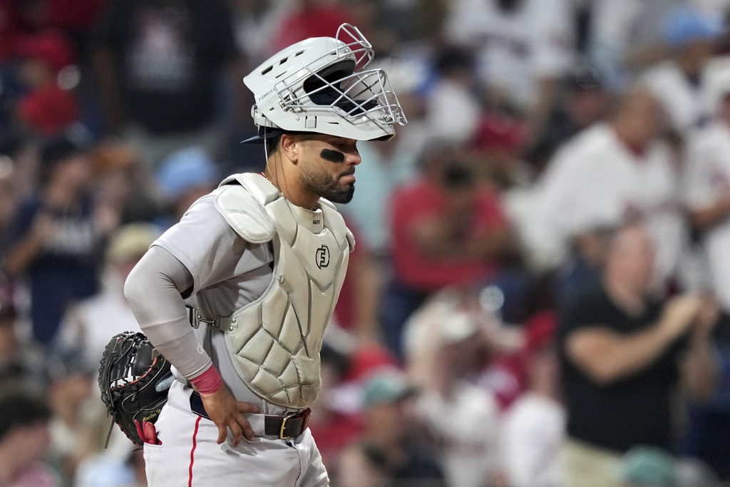 MLB(影)/手伸太長GG!紅襪延長賽「捕手再見妨礙打擊」吞敗、創54年窘紀錄