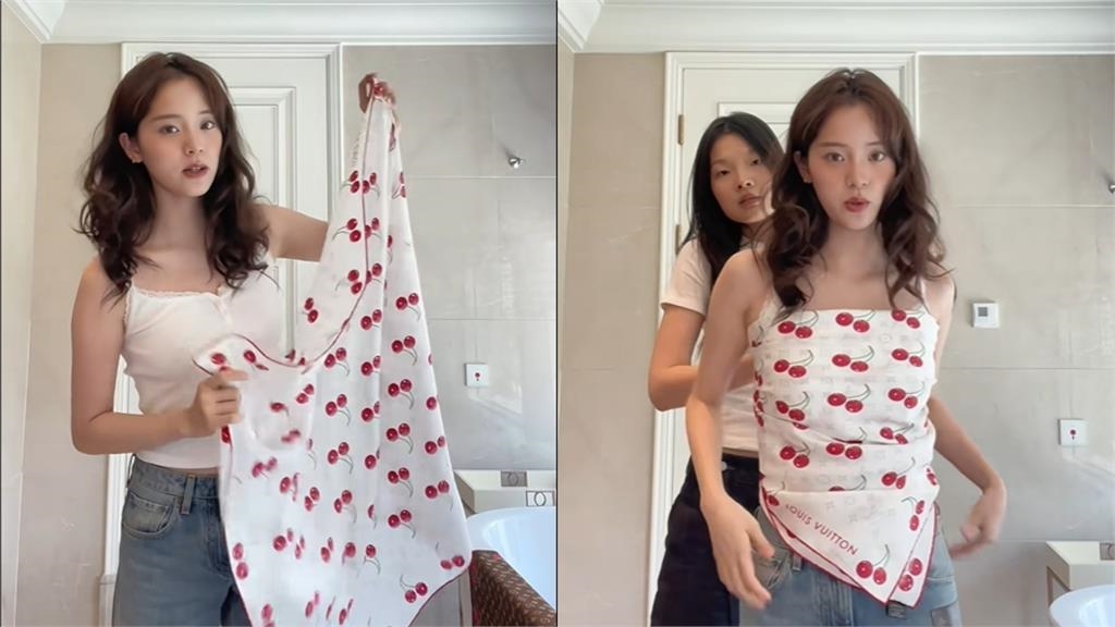  今夏最夯「絲巾穿搭」不會的看過來！歐陽娜娜、Lily都在穿「手把手教學」包你會