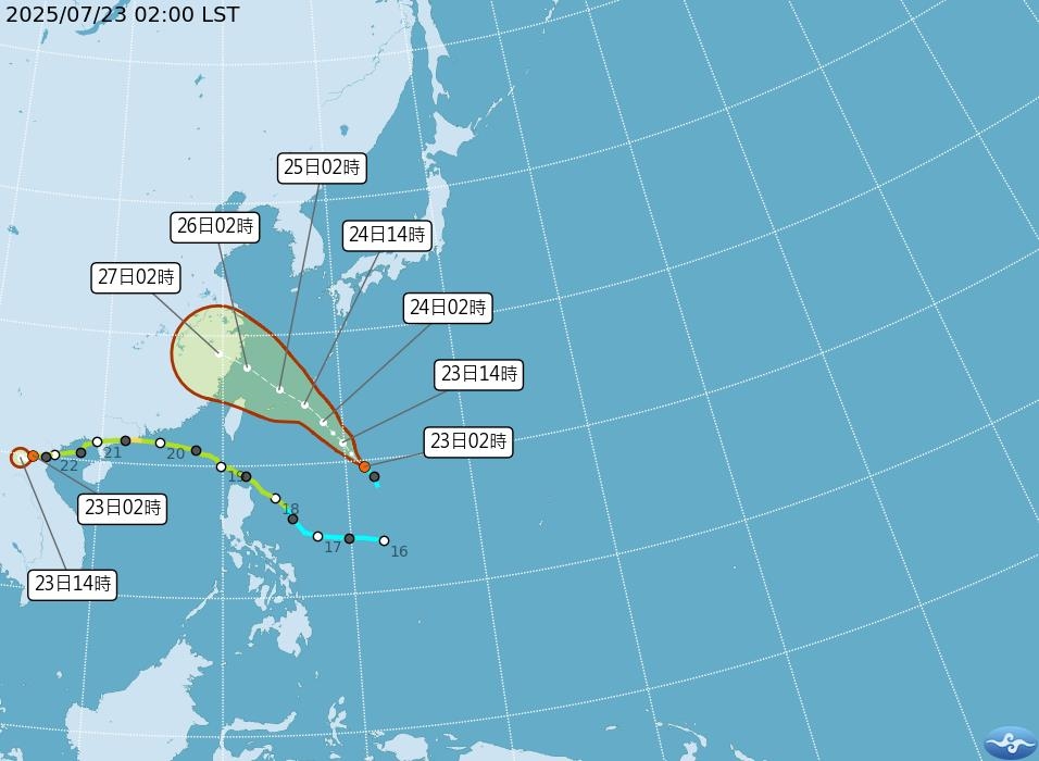 準颱風范斯高「最新模擬路徑」曝光！粉專警示「這2地」恐遭狠掃：雨襲機率高